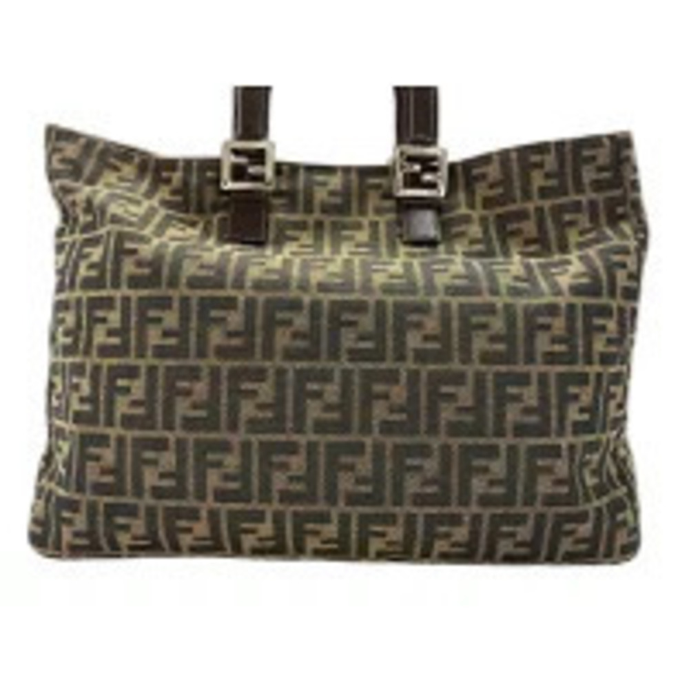 Fendi Canvas Handbag Brown